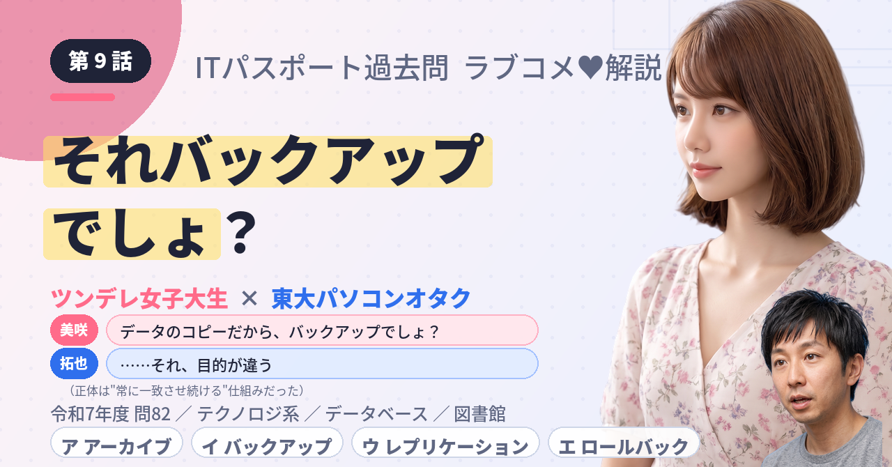 第9話　それバックアップでしょ？