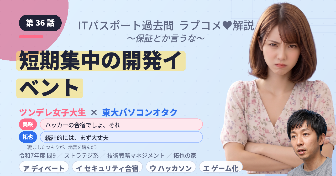 第36話　短期集中の開発イベント