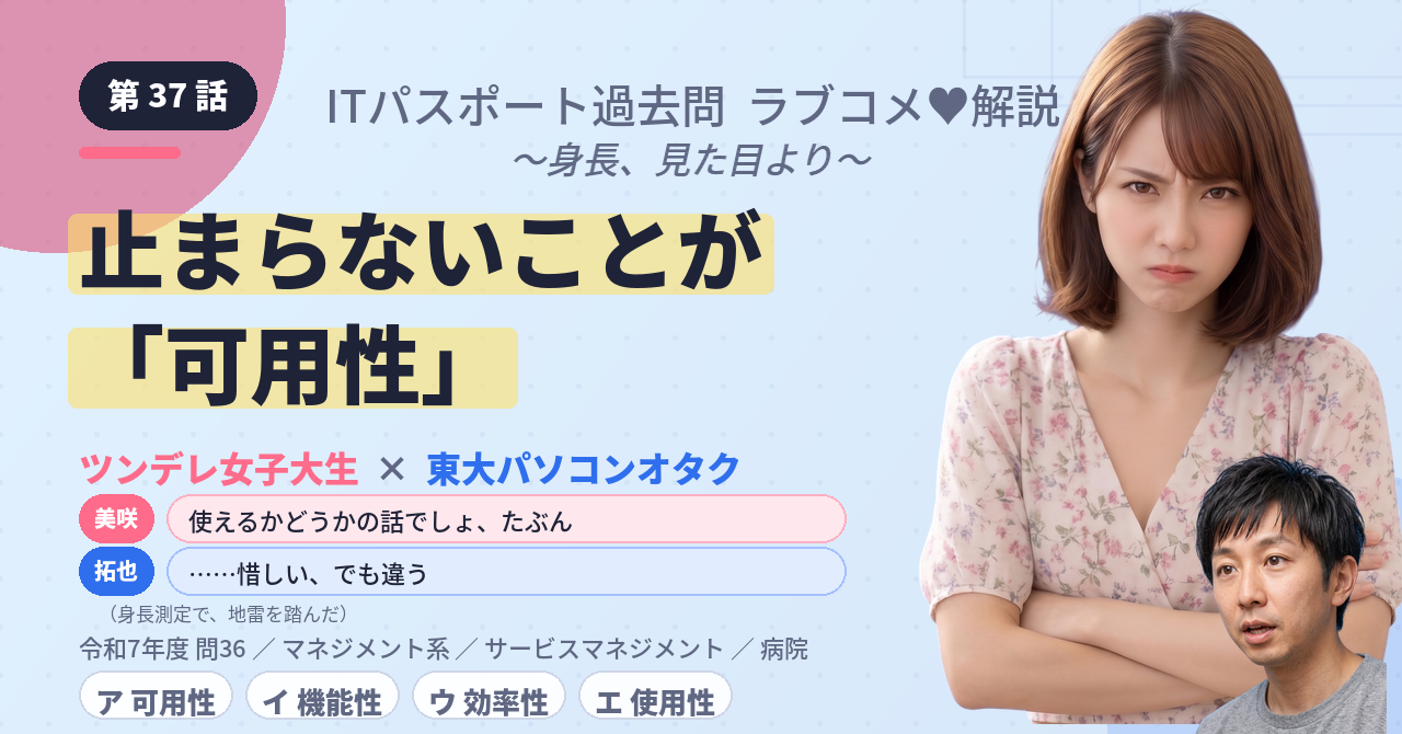 第37話　止まらないことが「可用性」