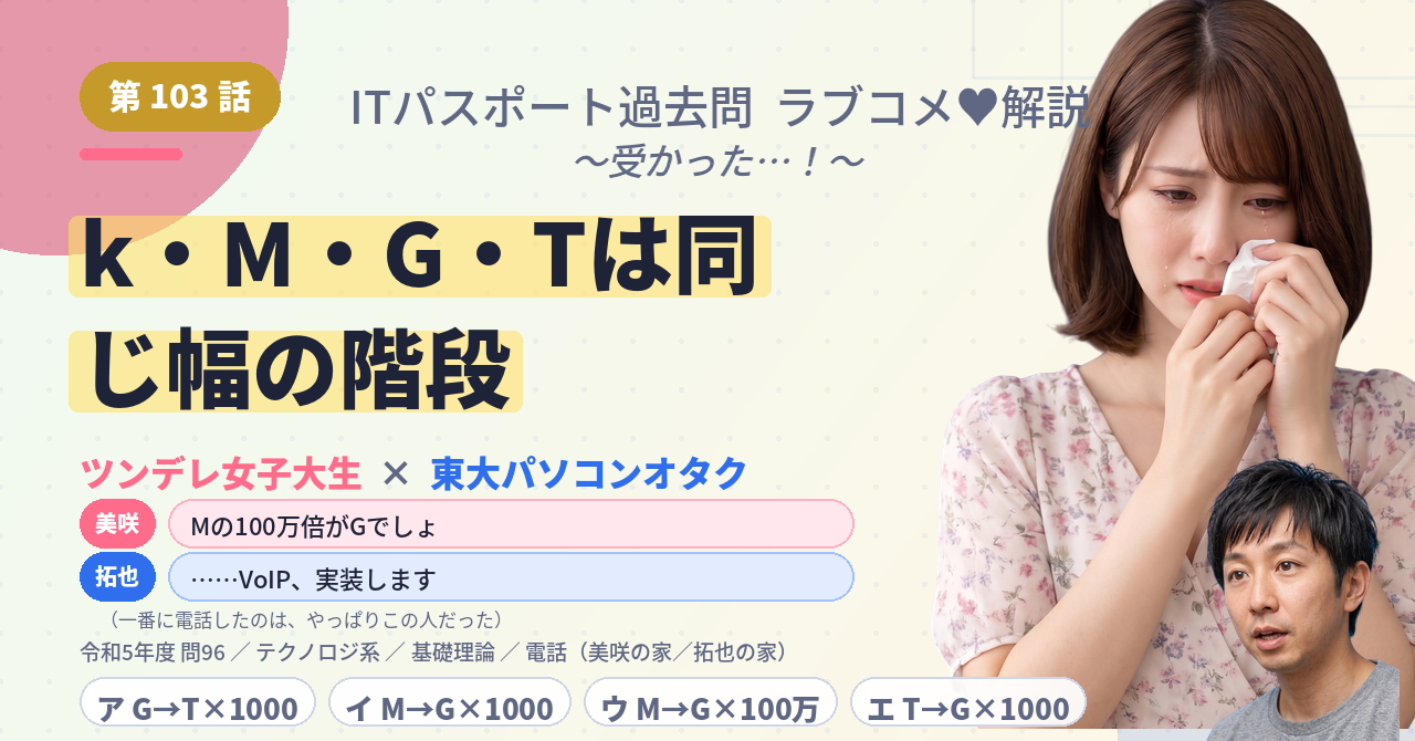 第103話　k・M・G・Tは同じ幅の階段